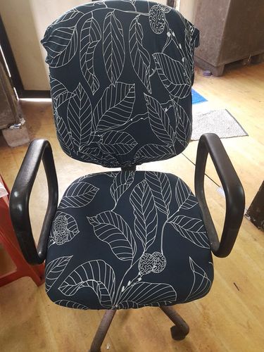 Customer photo review of Elastic Stretchable Computer Chair Covers