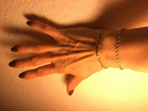 Customer photo review of Sterling Silver Whale Tail Ring