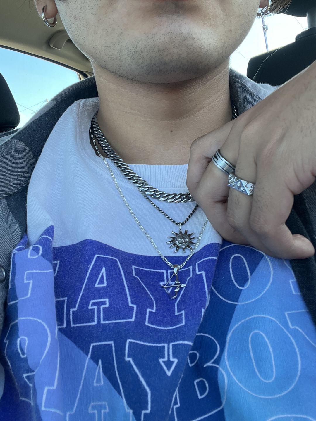 Customer photo review of AZTEC SUN PENDANT