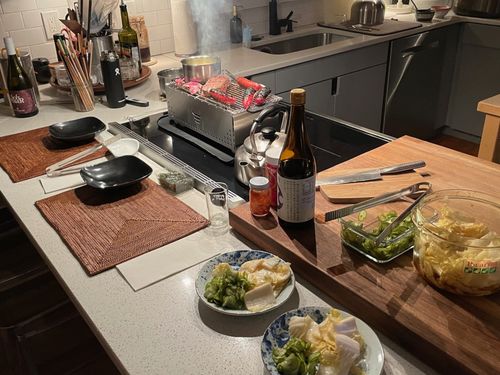 Customer photo review of YAK Hibachi Charcoal Grill