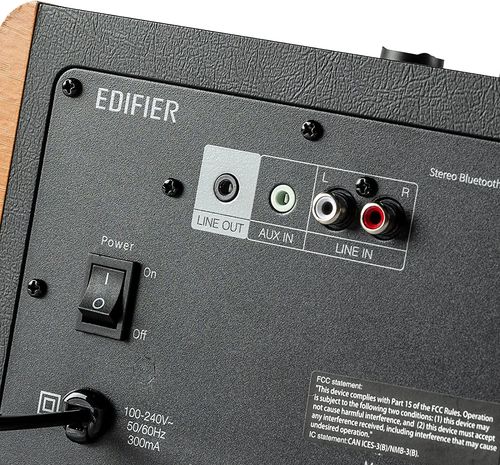 Customer photo review of Edifier D12 Bookshelf Speaker - Integrated Desktop Stereo Bluetooth Speaker- Wooden Enclosure