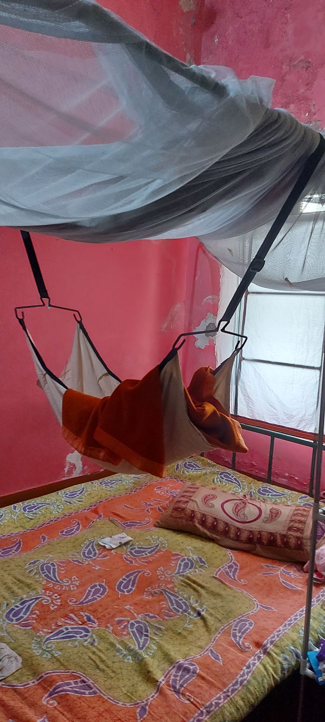 Customer photo review of CarNap - Portable Car Hammock for 0 to 2.5 year baby | with Adjustble Belt, Hammock Cloth, Hangers and Carry Bag