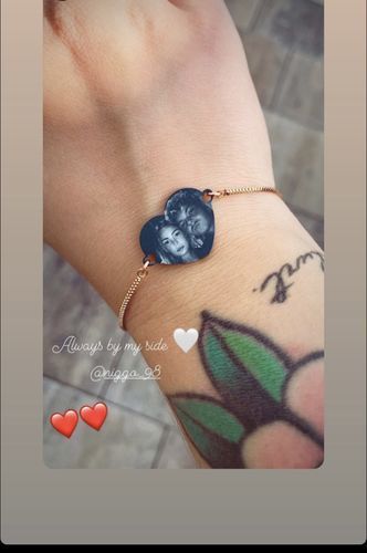 Customer photo review of LOANYA Bracelet avec Votre Propre Photo