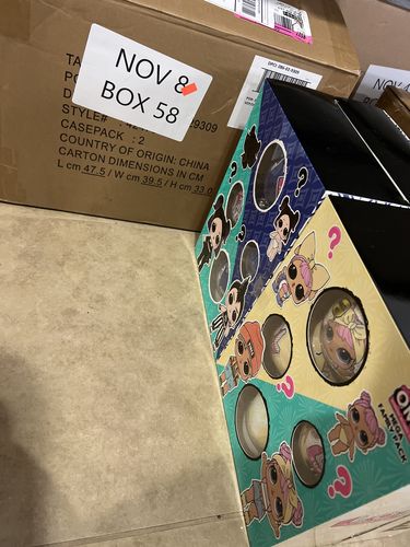 Customer photo review of Target Overstock Box Drop Live Show NOV 8 BOX 58