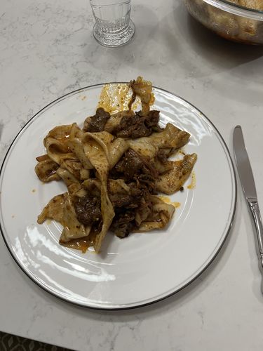 Customer photo review of [N1] Spicy Cumin Lamb Hand-Ripped Noodles Meal Kit (4 Servings)