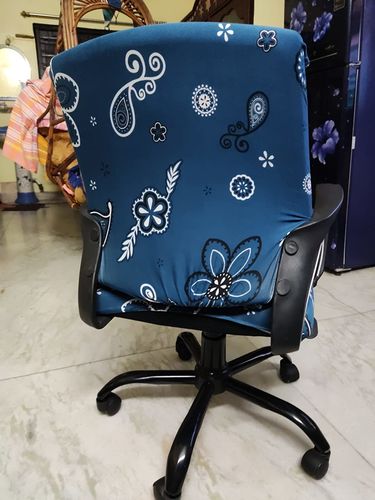 Customer photo review of Elastic Stretchable Computer Chair Covers