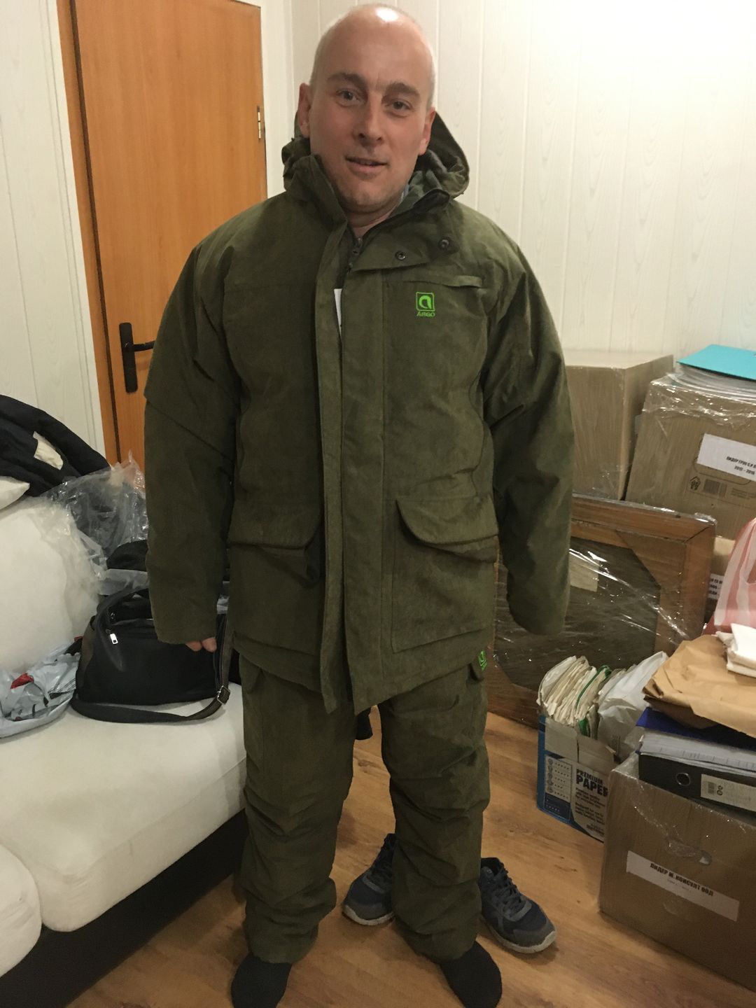 Customer photo review of ДОСТАВКА 28 ОКТОМВРИ | ЗИМЕН КОСТЮМ ARGO® 3 в 1 цвят OAK [яке+панталон+качулка]
