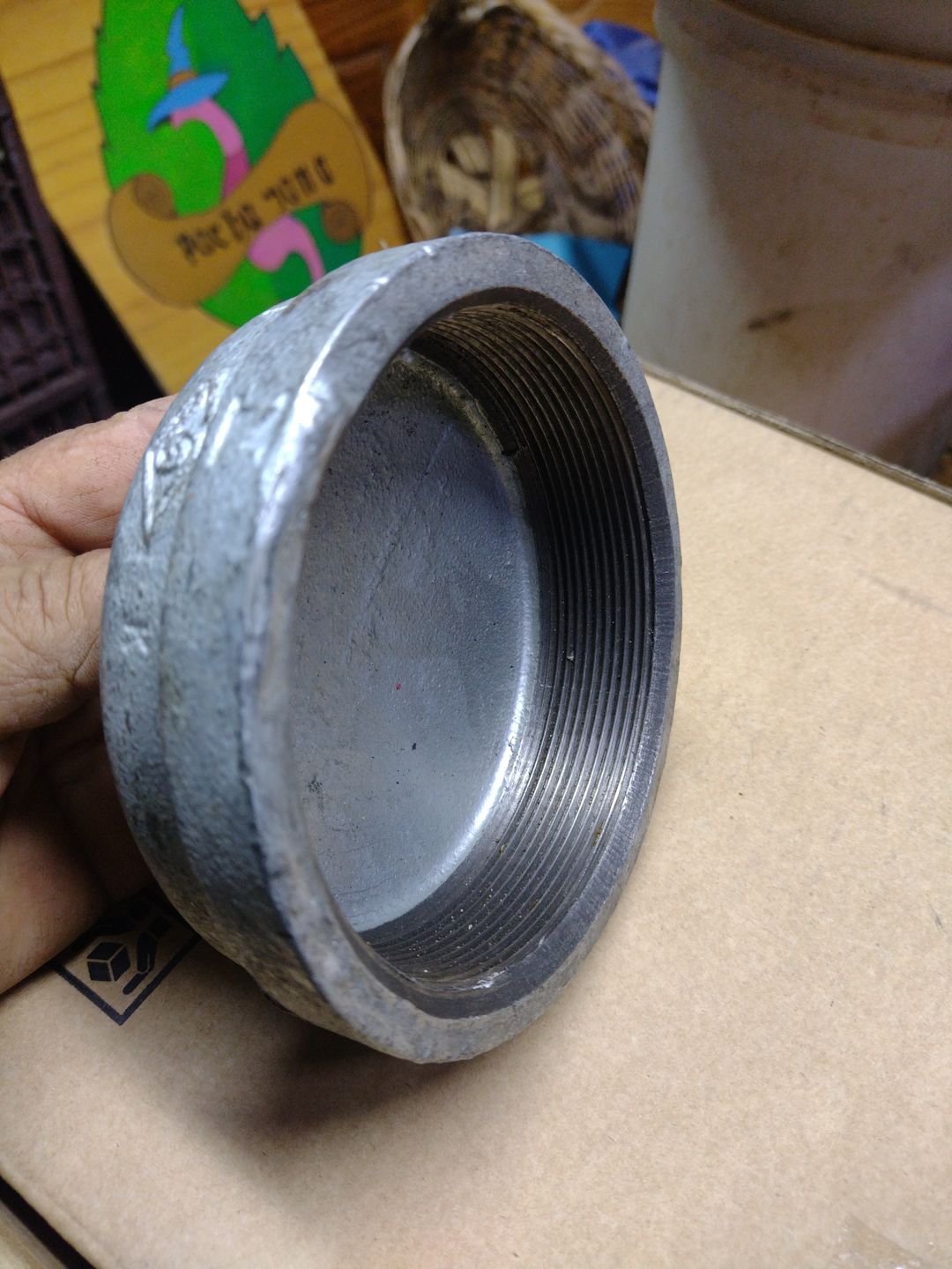 Customer photo review of Tapa Gorro Galvanizado