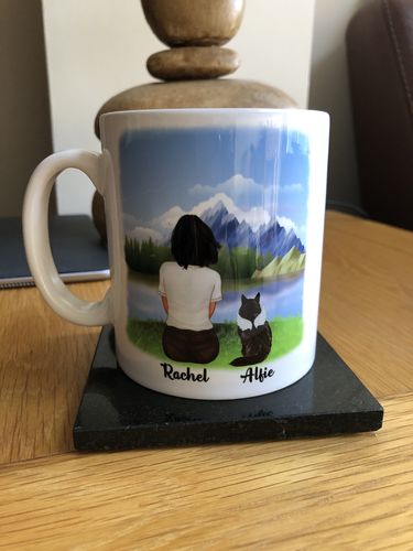 Customer photo review of Female and Pets mug