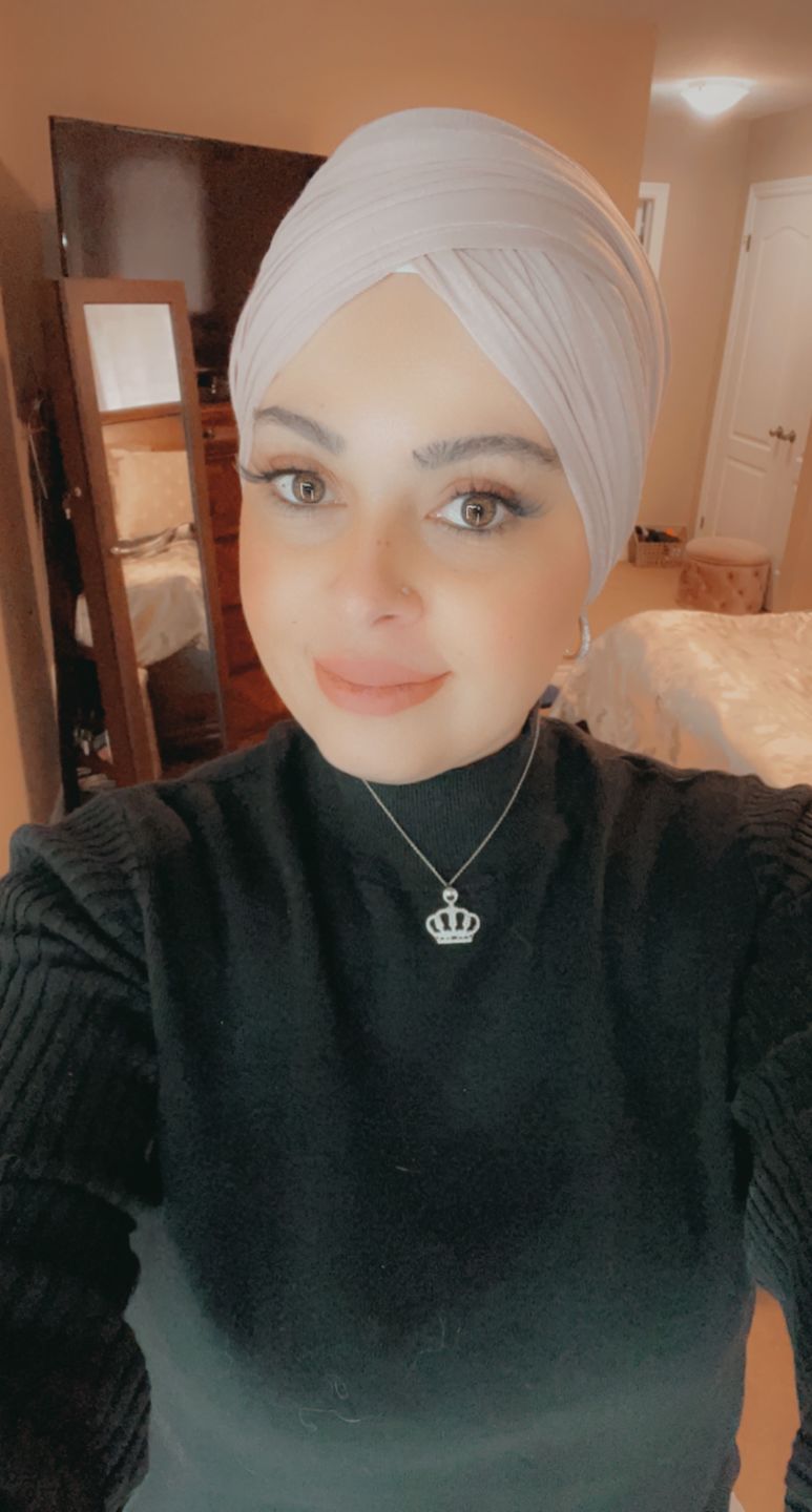 Customer photo review of Premium Maxi Jersey Hijab - Oat