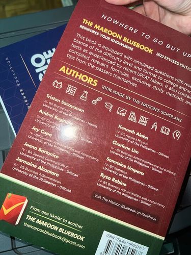 Customer photo review of Collegio Advance and The Maroon Bluebook Reviewer Bundle Promo