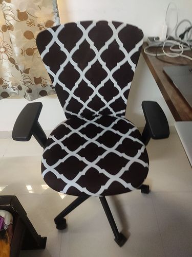 Customer photo review of Elastic Stretchable Computer Chair Covers