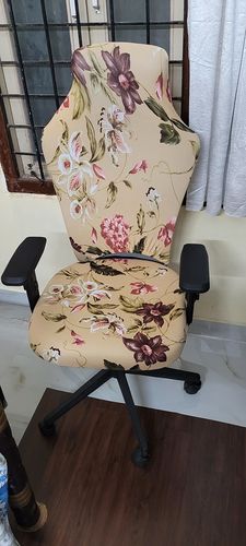 Customer photo review of Elastic Stretchable Computer Chair Covers