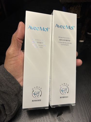 Customer photo review of Probiotics Toothpaste Mix Packs