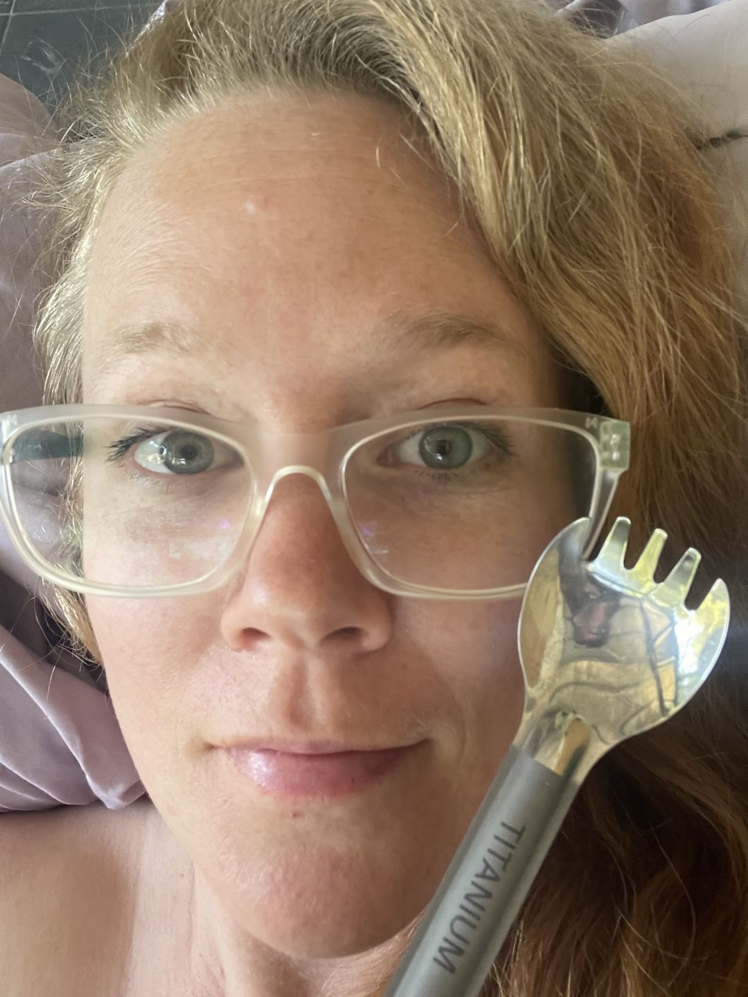 Customer photo review of Ultralight Titanium Cutlery