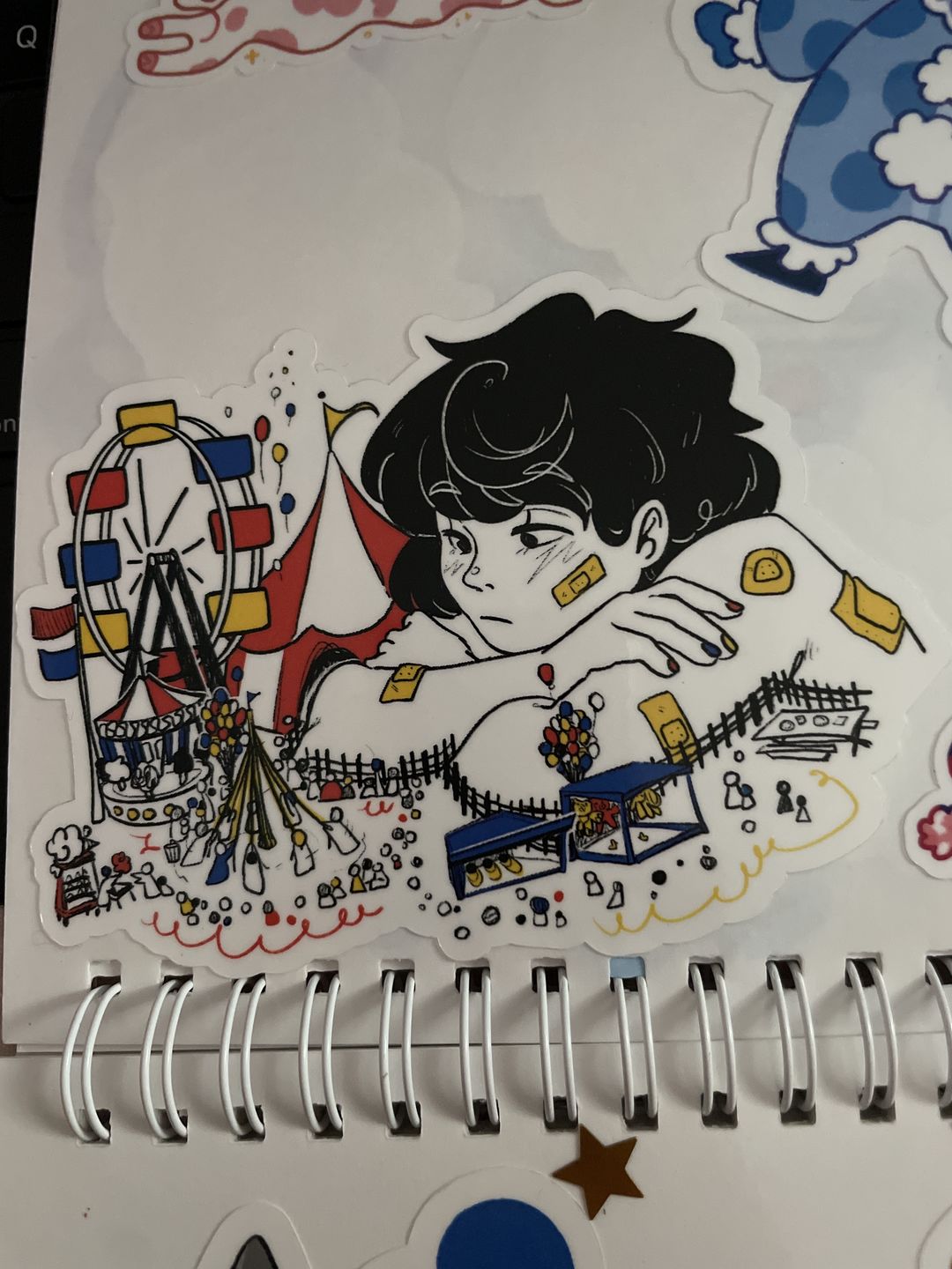 Customer photo review of Circus Daydream Sticker