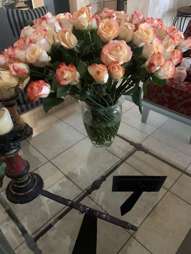 Customer photo review of Cabaret Rose Bouquet