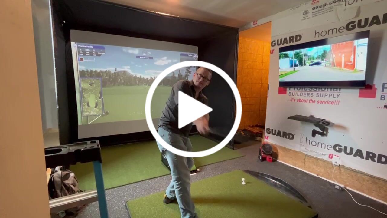 Customer video review of FlightScope Mevo+ PerfectBay Golf Simulator Package