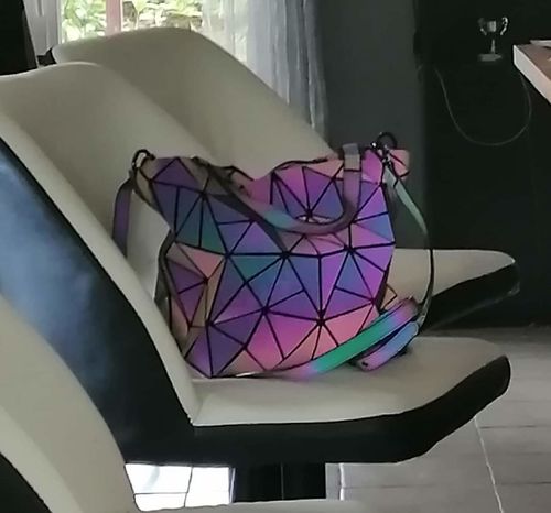 Customer photo review of Sac à main lumineux | Lussiole