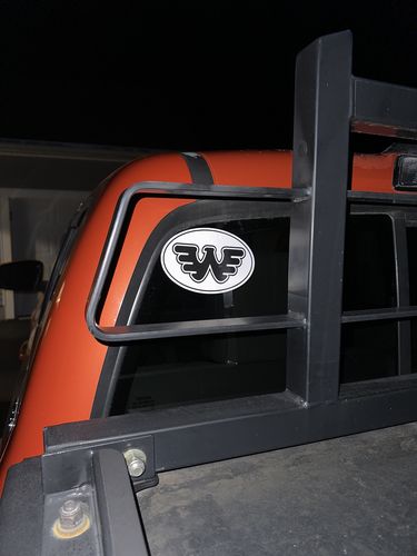 Customer photo review of Flying W Sticker