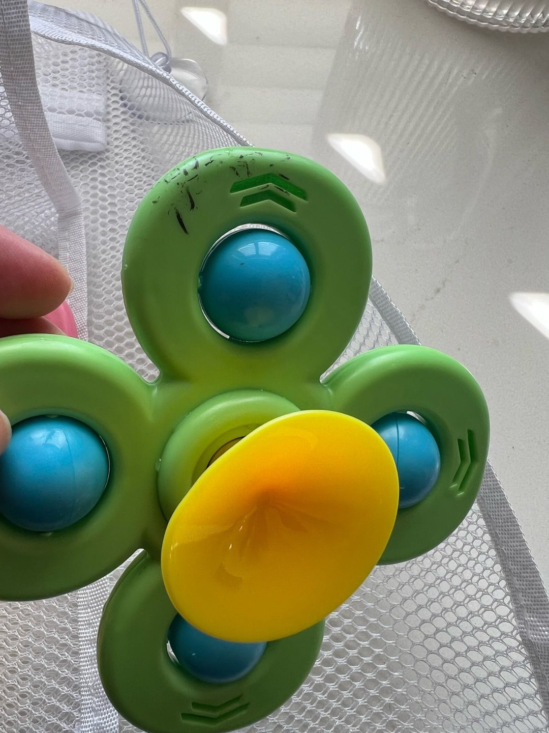 Customer photo review of Bébé Spinner - pack de 3 jouets
