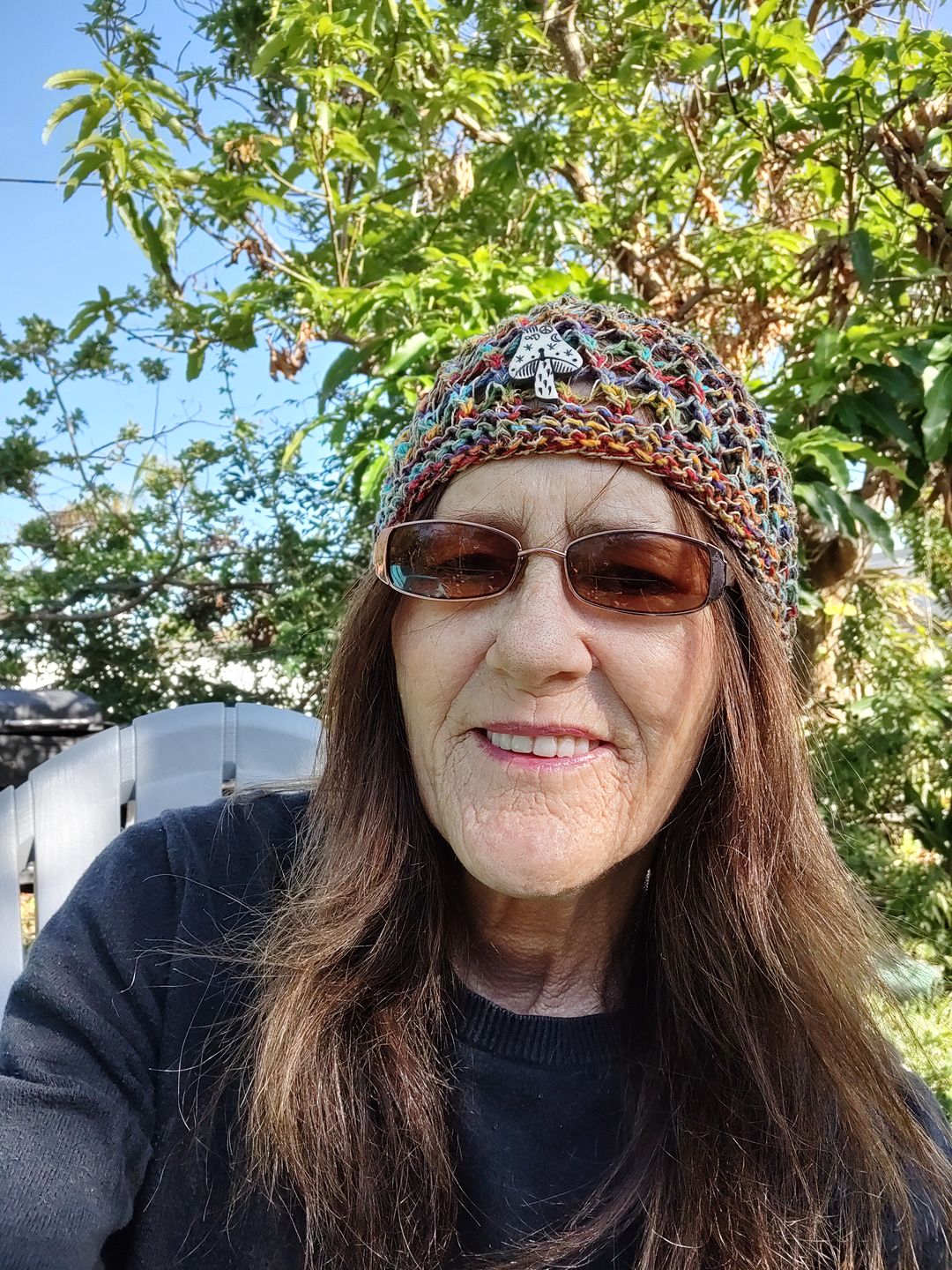 Customer photo review of Honeycomb Mushroom Hemp Hat
