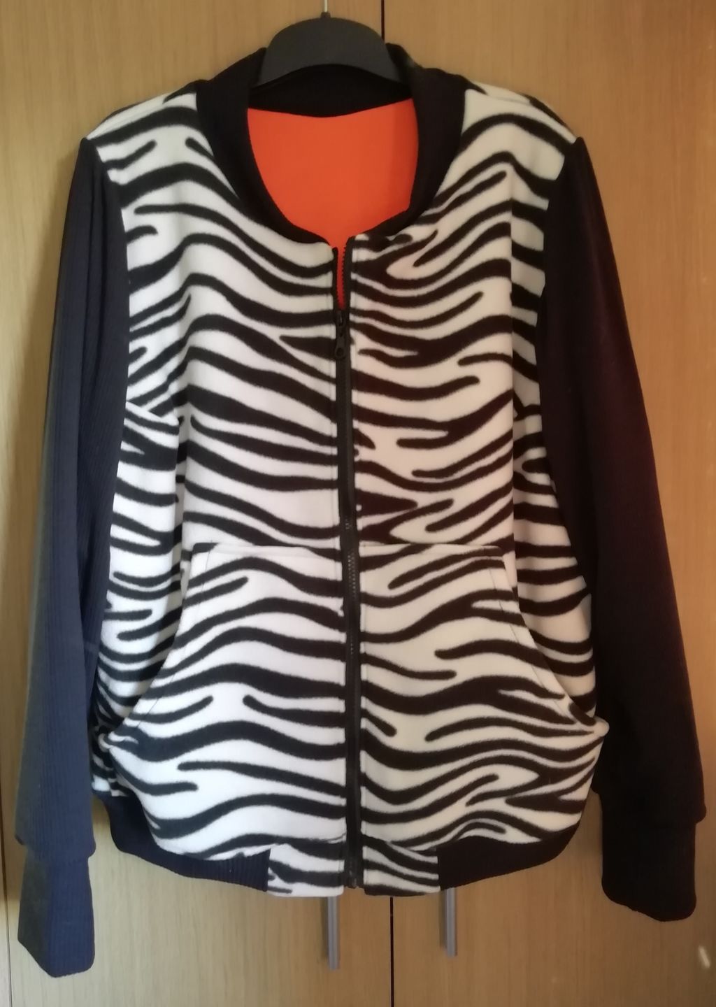 Customer photo review of Zebra Anti Pill Polar Fleece Fabric