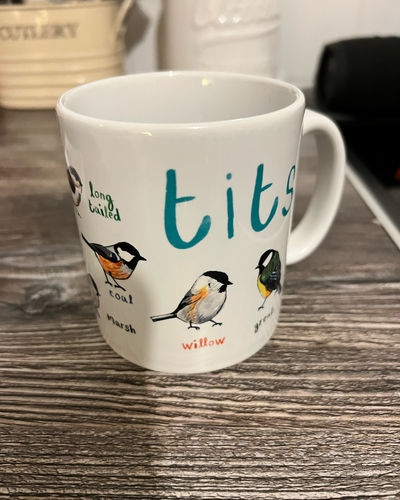 Customer photo review of Tits Ceramic Bird Mug