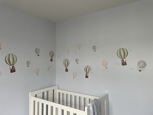 Customer photo review of Skyfari | Hot Air Balloons Decal Set