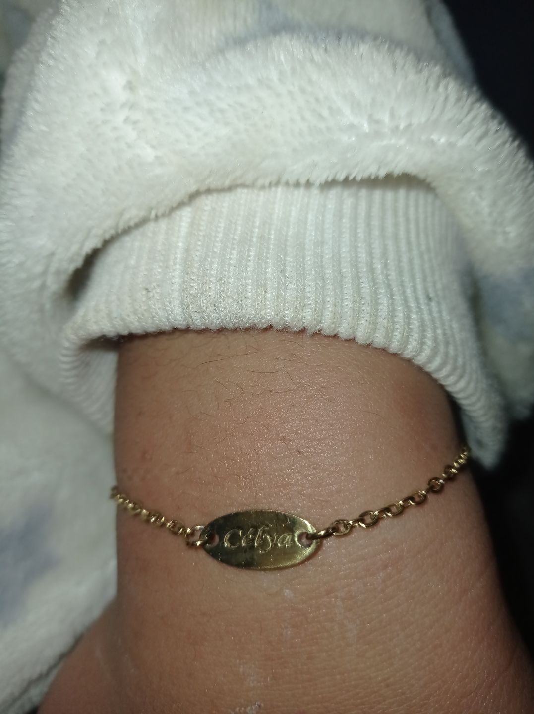 Customer photo review of [NOUVEAU] Gourmette Enfant & Bébé Personnalisable