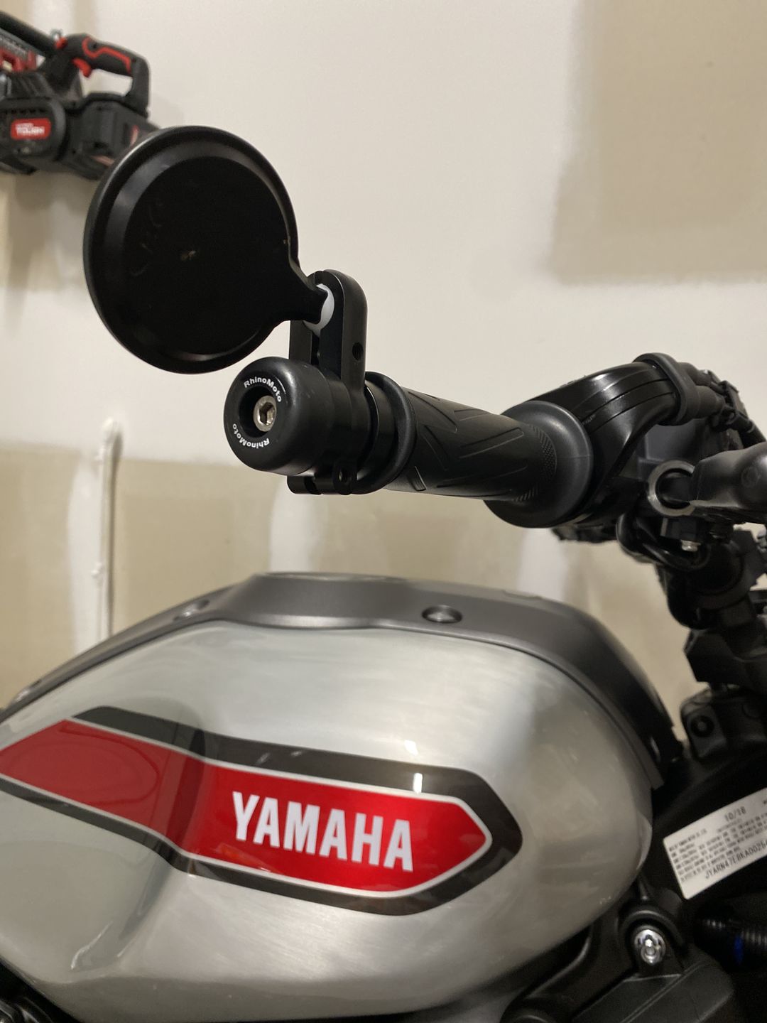 Customer photo review of Rhino Moto - Gen 1 - Threaded Combo Mirror Mounts - XSR 900 2016-2021
