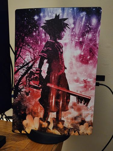 Customer photo review of A Path to the Stars - PS5 Console Skin