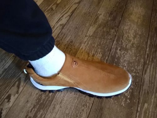 Customer photo review of 🔥On This Week Sale OFF 70%🔥 Men's Orthopedic Walking Shoes, Comfortable Anti-slip Sneakers
