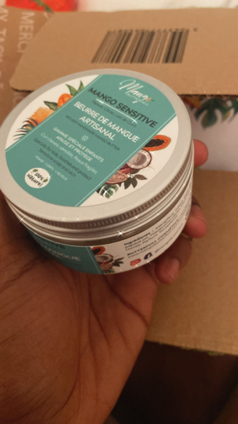Customer photo review of Beurre de mangue artisanal SENSITIVE