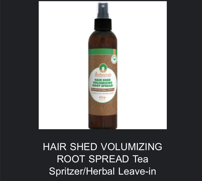 Customer photo review of HAIR SHED VOLUMIZING ROOT SPREAD Tea Spritzer/Herbal Leave-in