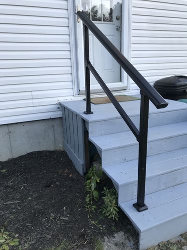 Customer photo review of Stairs Handrail Kit