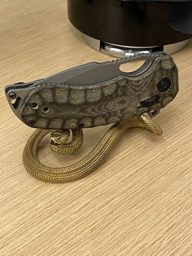 Customer photo review of Rattlesnake Pen Holder