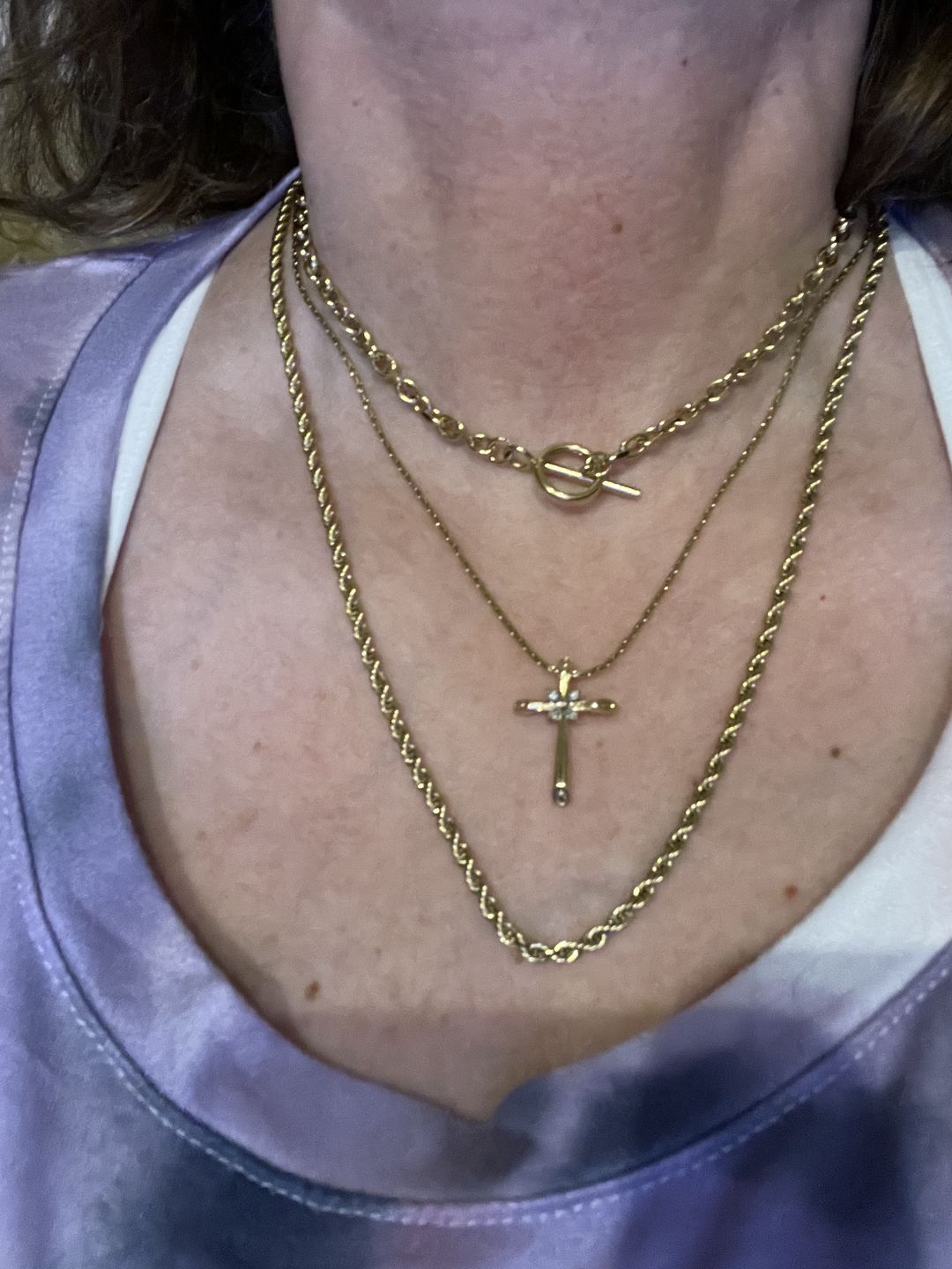 Customer photo review of Cuban Choker Necklace