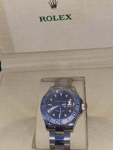 Customer photo review of Yacht-Master Rhodium Dial Steel and Platinum Oyster 37 mm - Code: 102