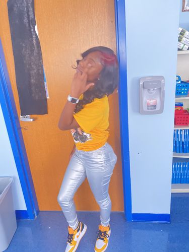 Customer photo review of Taxi Yellow Toe 1s DopeSkill Taxi T-shirt Money Is The Motive Graphic