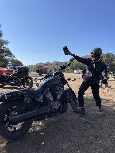 Customer photo review of Backroads Moto Jeans