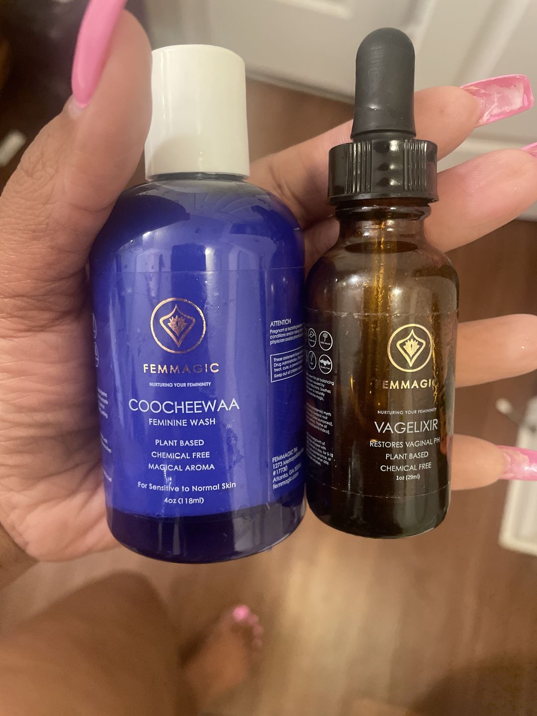 Customer photo review of Coocheewa + Vagelixir Travel Size  - Bundle