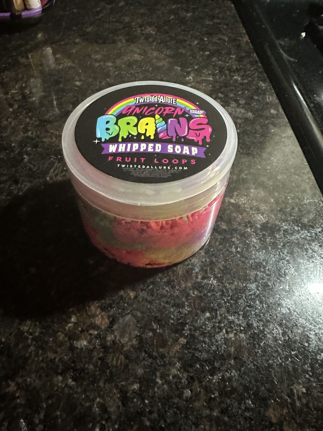 Customer photo review of Unicorn Brains Whipped Soap