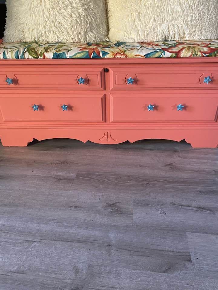 Customer photo review of Coral Sea - One Step Paint