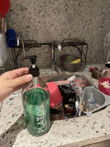 Customer photo review of Jabón para lavar PLATOS con olor