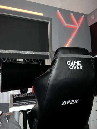 Customer photo review of Apex Gaming Chair - Red