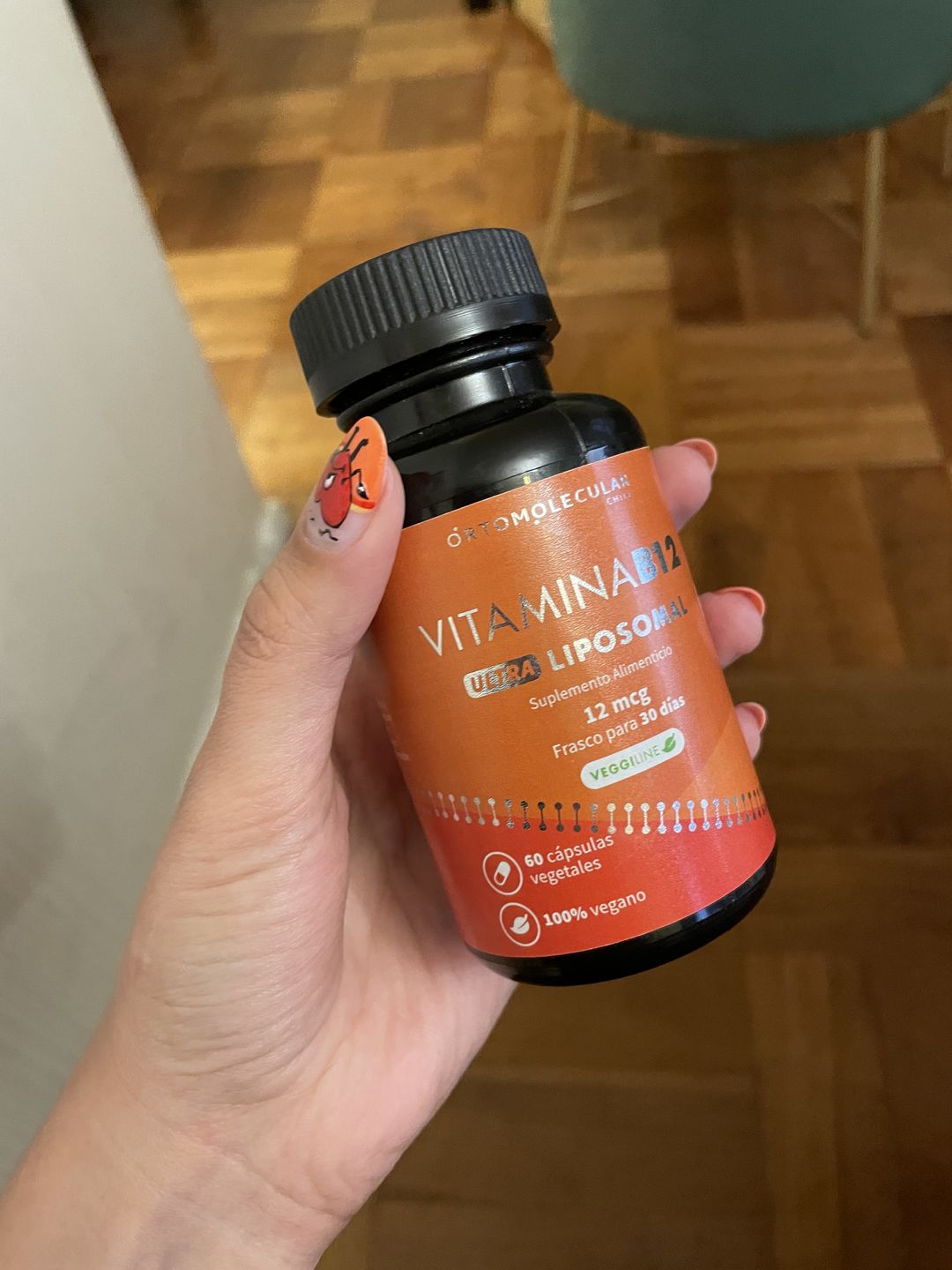 Customer photo review of Vitamina B12 Liposomal 12 mcg-60 cáps
