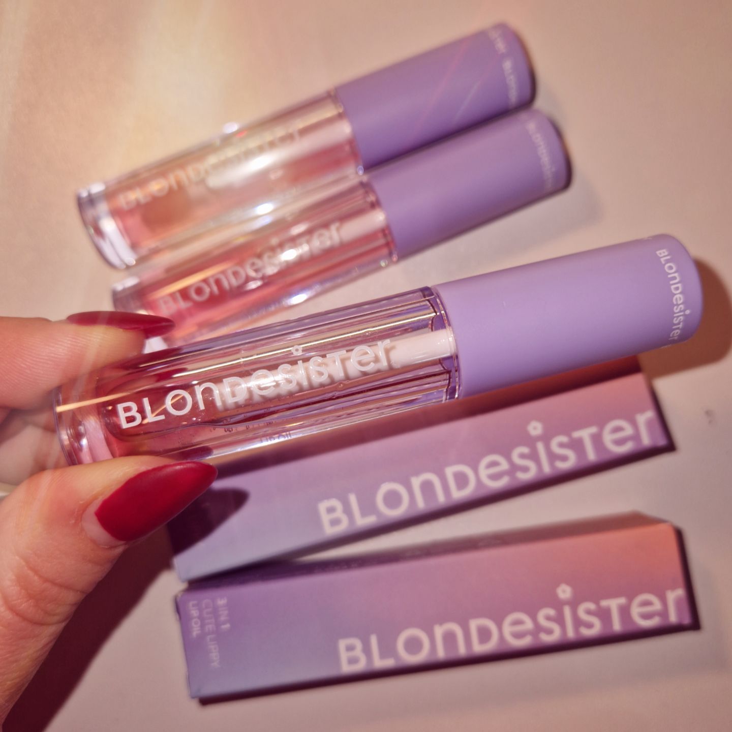 Customer photo review of LIP OIL CUTE LIPPY