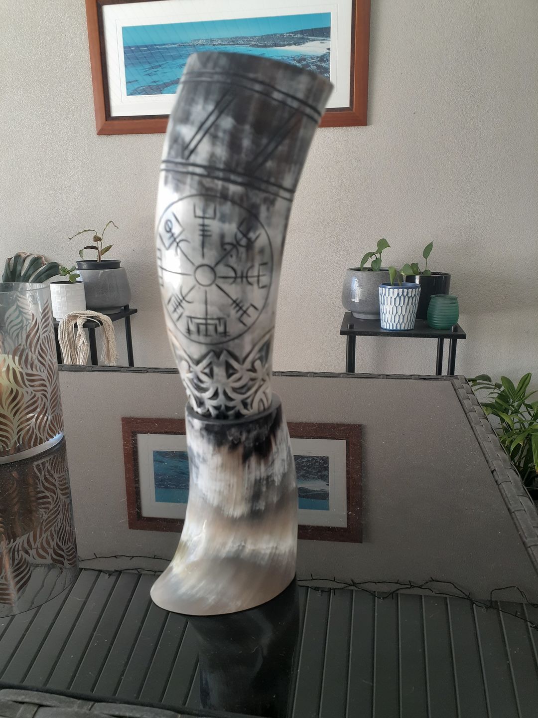 Customer photo review of Serpent's Fury Drinking Horn