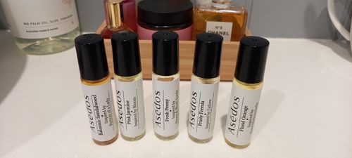 Customer photo review of FLORAL ORANGE PERFUME OIL